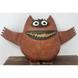Vintage 1967 Naugahyde Monster Figure Uniroyal Vinyl Fabric Stuffed Animal Toy